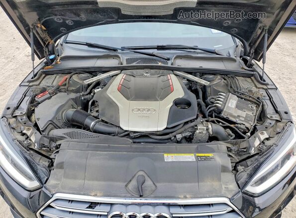 WAUR4AF53JA036357 2018 AUDI S5 Black ძრავის განყოფილების ხედი