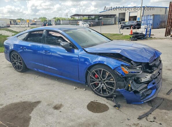 WAUSFBF2XMN072499 2021 AUDI S7 Blue Առջևի աջ