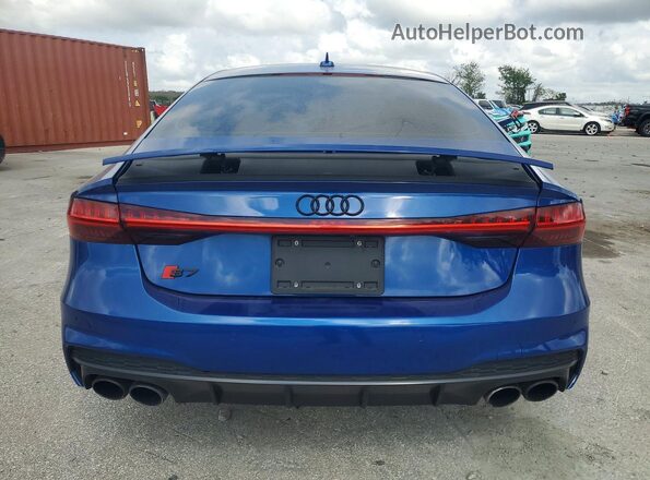 WAUSFBF2XMN072499 2021 AUDI S7 Blue Հետևի տեսք