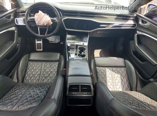 WAUSFBF2XMN072499 2021 AUDI S7 Blue Առջևի վահանակի տեսք