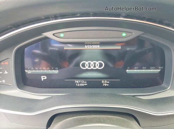 WAUSFBF2XMN072499 2021 AUDI S7 Blue Սարքավորումների վահանակի տեսք