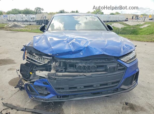 WAUSFBF2XMN072499 2021 AUDI S7 Blue Դիմացի տեսք