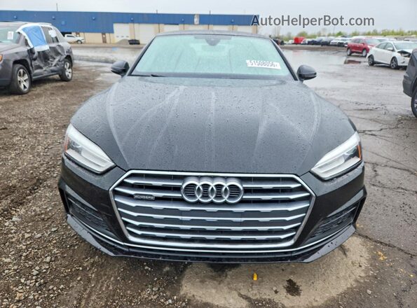 WAUSNAF52JA028751 2018 AUDI A5 Black Widok z przodu