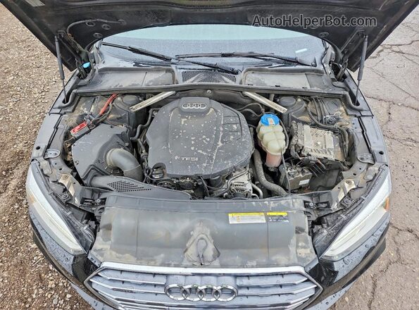 WAUSNAF52JA028751 2018 AUDI A5 Black Widok wnętrza z tyłu