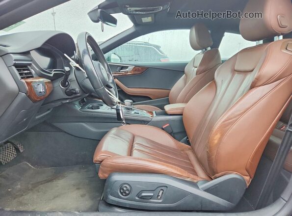 WAUSNAF52JA028751 2018 AUDI A5 Black Widok wnętrza z przodu