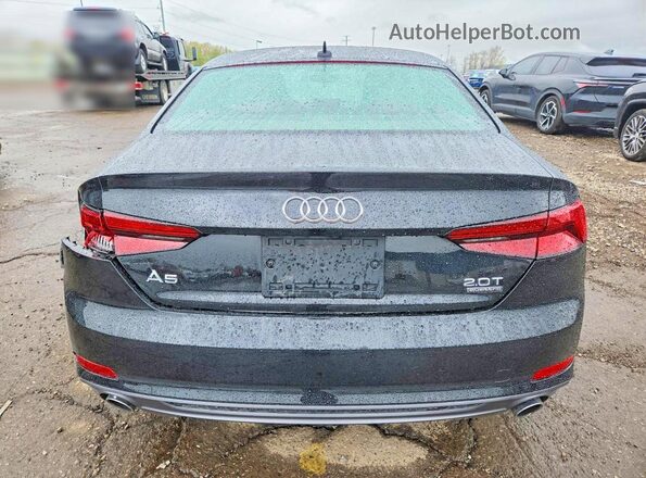 WAUSNAF52JA028751 2018 AUDI A5 Black Widok z tyłu