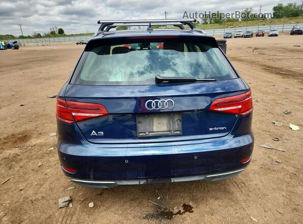 WAUSPBFF9JA055793 2018 AUDI A3 Синий Вид сзади