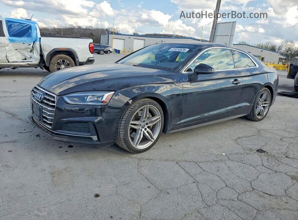 WAUTNAF50JA014030 2018 AUDI A5 Черный Передняя левая четверть