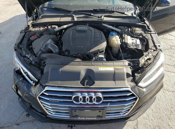 WAUTNAF50JA014030 2018 AUDI A5 Черный Вид задней части салона