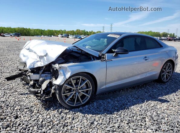 WAUTNAF52KA054529 2019 AUDI A5 Silver Առջևի ձախ երեք քառորդ տեսարան