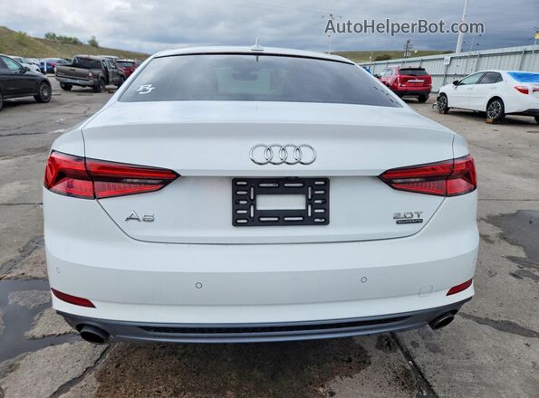 WAUTNAF55JA001872 2018 AUDI A5 White Widok z tyłu