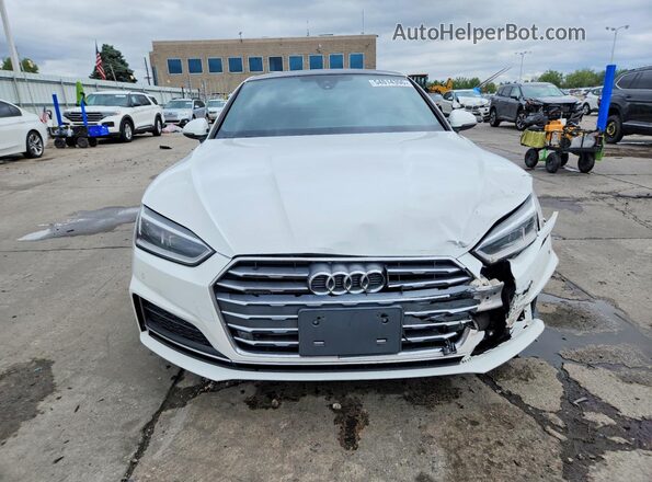 WAUTNAF55JA001872 2018 AUDI A5 White Widok z przodu