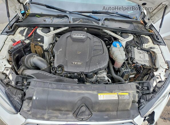 WAUTNAF55JA001872 2018 AUDI A5 White Widok wnętrza z tyłu