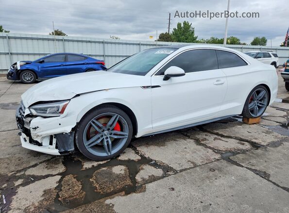 WAUTNAF55JA001872 2018 AUDI A5 White Przód lewy