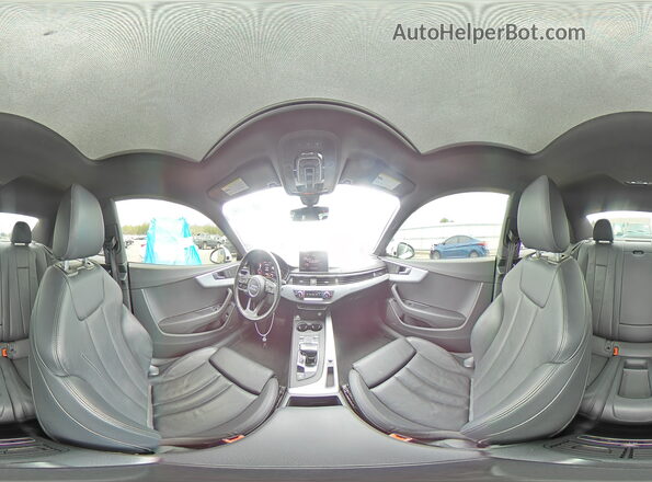 WAUTNAF55JA001872 2018 AUDI A5 White Widok naklejki z numerem VIN
