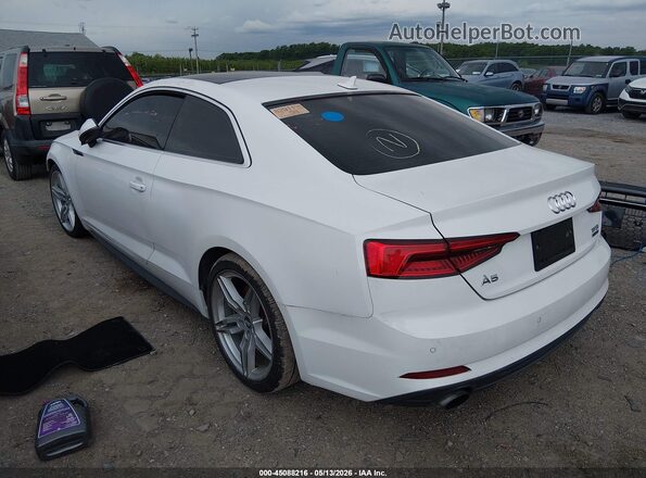WAUTNAF56JA003727 2018 AUDI A5 White Rear left