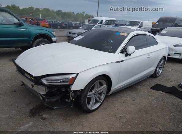 WAUTNAF56JA003727 2018 AUDI A5 White Front left