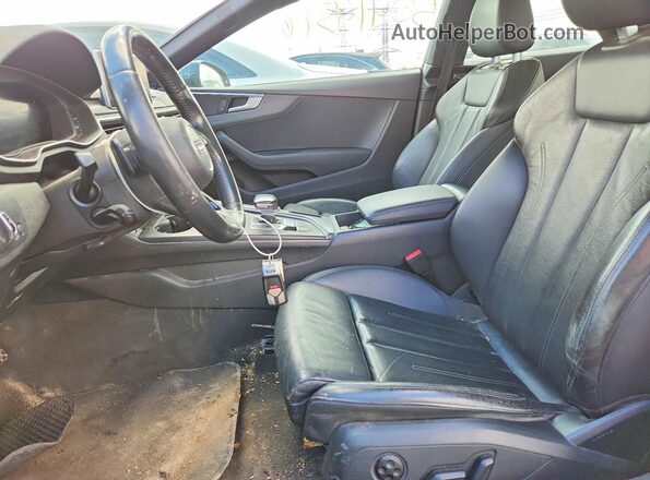 WAUTNAF56JA017840 2018 AUDI A5 Black Front interior view