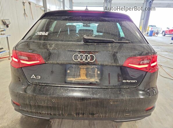 WAUTPBFF0GA048776 2016 AUDI A3 Black Widok z tyłu