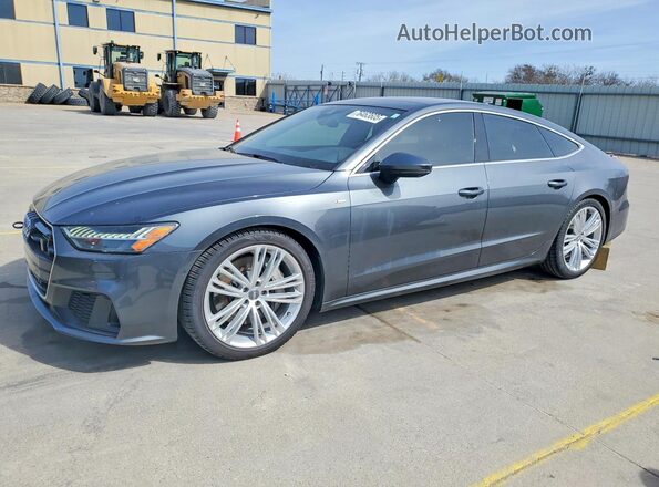 WAUU2AF24KN076902 2019 AUDI A7 Серый Передняя левая четверть