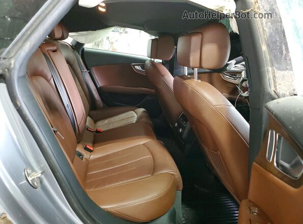 WAUWGAFC0GN006887 2016 AUDI A7 Серебряный Вид задних сидений