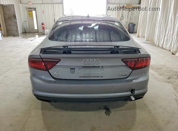 WAUWGAFC0GN006887 2016 AUDI A7 Серебряный Вид сзади