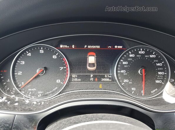 WAUWGAFC7GN078931 2016 AUDI A7 Черный Вид щитка приборов
