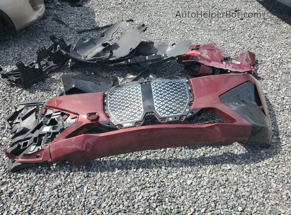 WB523CF00SCS46228 2025 BMW IX Burgundy Vista de la etiqueta del VIN