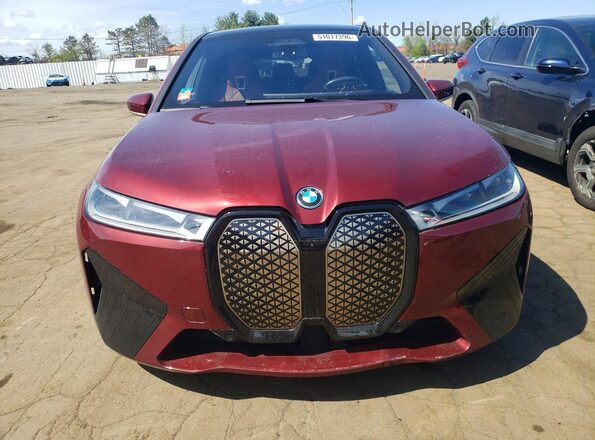 WB523CF06PCM24036 2023 BMW IX Burgundy Widok z przodu