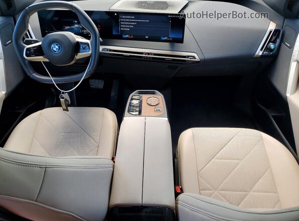WB523CF0XPCM64118 2023 BMW IX White Dashboard view