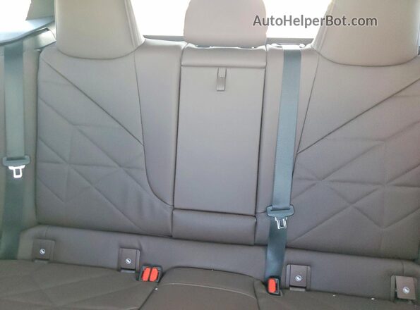 WB533CF04SCU56433 2025 BMW IX White Rear seats view