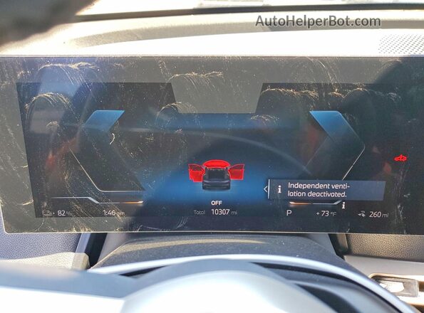 WB543CF06TCV37620 2026 BMW IX Black Vista del cuadro de instrumentos