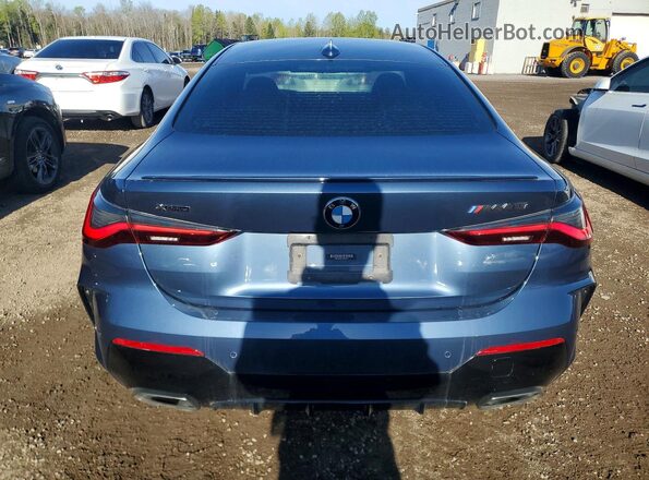 WBA13AR01MCG38217 2021 BMW M4 Синий Вид сзади