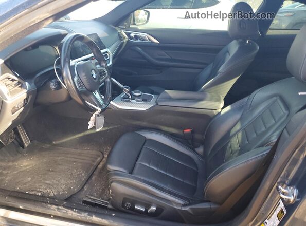 WBA13AR01MCG38217 2021 BMW M4 Синий Вид салона спереди