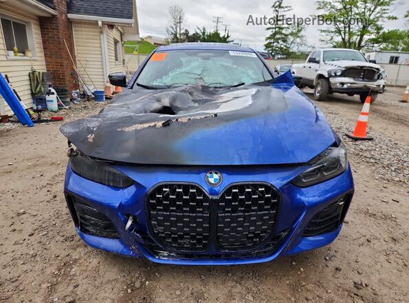 WBA13AR04NCJ06202 2022 BMW M4 Blue Widok z przodu