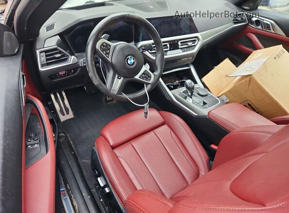 WBA13AR04NCJ06202 2022 BMW M4 Blue Widok deski rozdzielczej