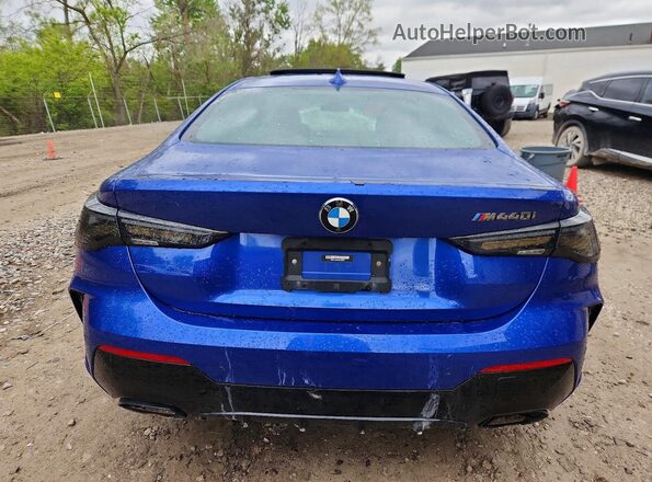 WBA13AR04NCJ06202 2022 BMW M4 Blue Widok z tyłu