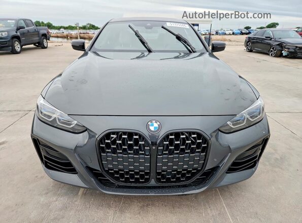 WBA13AR05MCF44163 2021 BMW M4 Gray Vista frontal