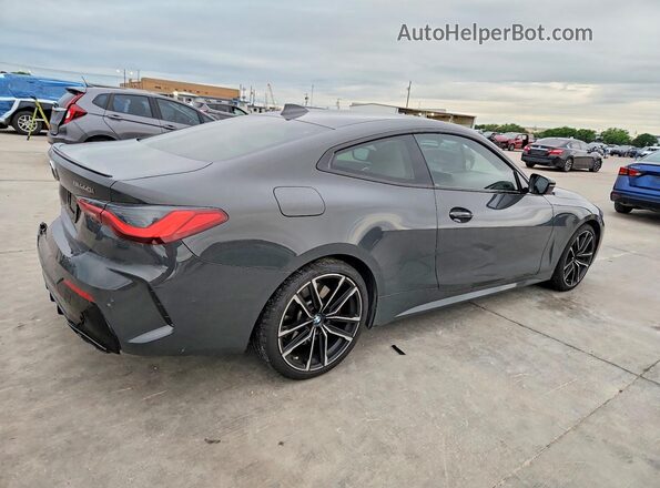WBA13AR05MCF44163 2021 BMW M4 Gray Trasero derecho