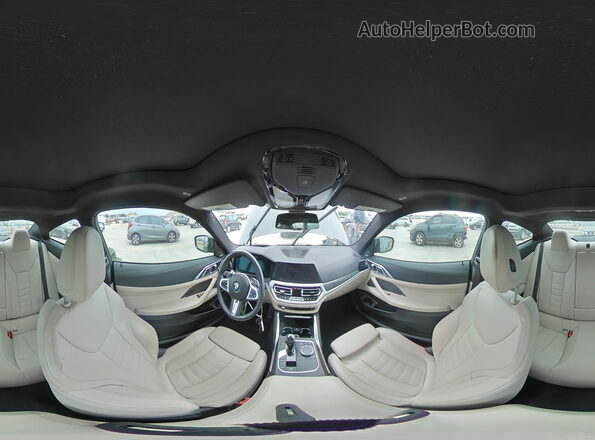 WBA13AR05MCF44163 2021 BMW M4 Gray Vista interior de 360 grados