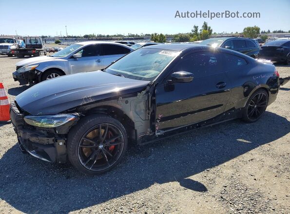 WBA13AR06MCF94151 2021 BMW M4 Black Vista tres cuartos delantera izquierda