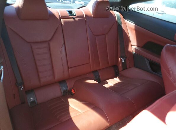 WBA13AR06MCF94151 2021 BMW M4 Black Vista de los asientos traseros