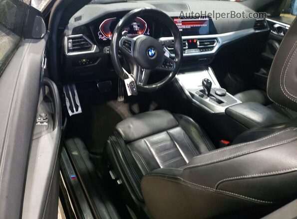 WBA13AR08MCF67064 2021 BMW M4 Black წინა პანელის ხედი