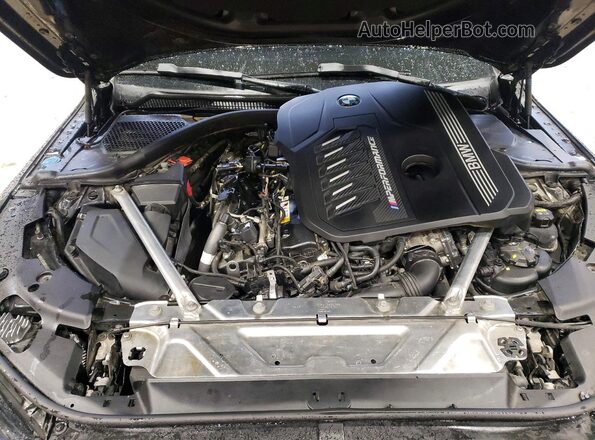 WBA13AR08MCF67064 2021 BMW M4 Black უკანა სალონის ხედი