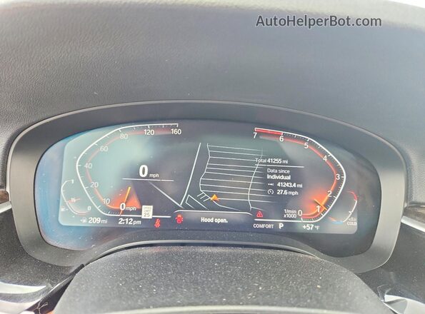 WBA13BJ02MCF71192 2021 BMW OTHER White ხელსაწყოთა პანელის ხედი