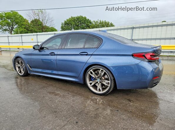 WBA13BK02PCL36839 2023 BMW M5 Blue Trasero izquierdo