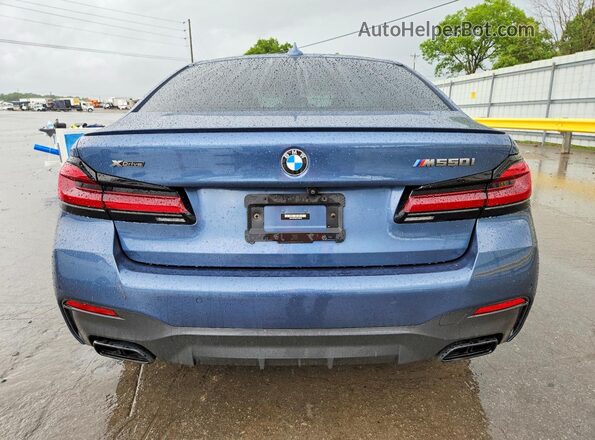 WBA13BK02PCL36839 2023 BMW M5 Blue Vista trasera