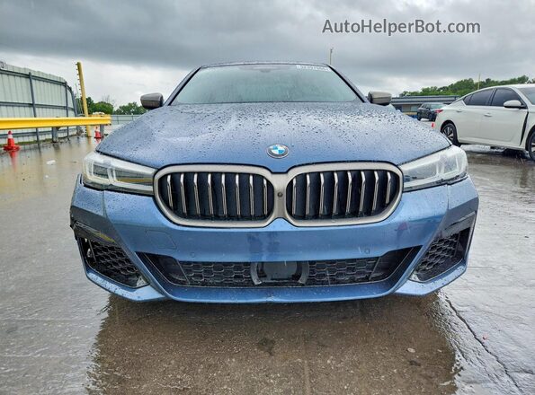 WBA13BK02PCL36839 2023 BMW M5 Blue Vista frontal