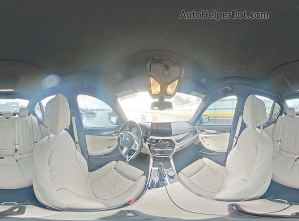 WBA13BK02PCL36839 2023 BMW M5 Blue Vista interior de 360 grados