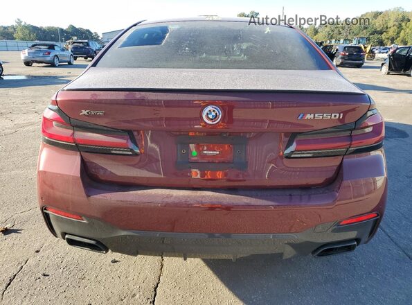 WBA13BK0XPCM10329 2023 BMW M5 Red Vista trasera